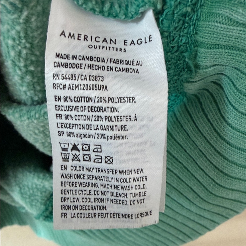 American Eagle Outfitters green Crew Neck Sweater - Picture 4 of 7